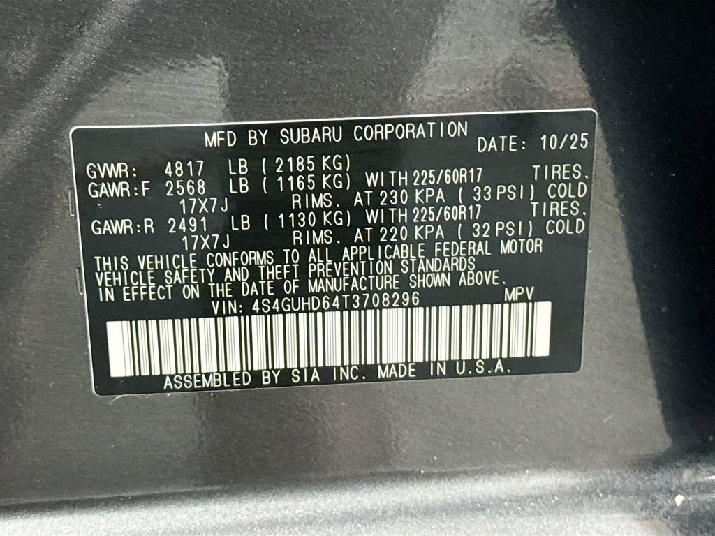 Certified 2026 Subaru Crosstrek 2.0i Premium AWD/4WD image 33
