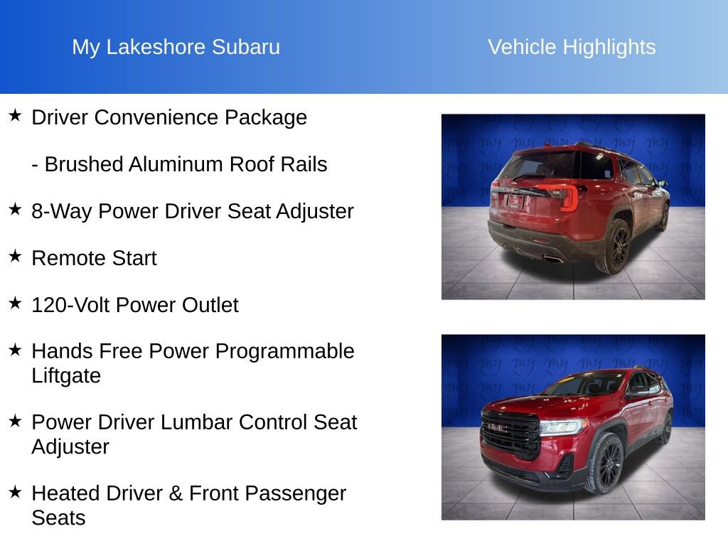 Used 2023 GMC Acadia SLE w/ Driver Convenience Package image 12