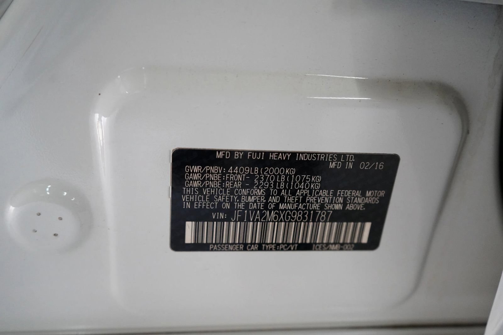 Used 2016 Subaru WRX STI AWD/4WD image 8