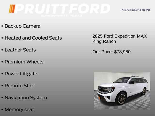 Used 2025 Ford Expedition Max King Ranch AWD/4WD image 13