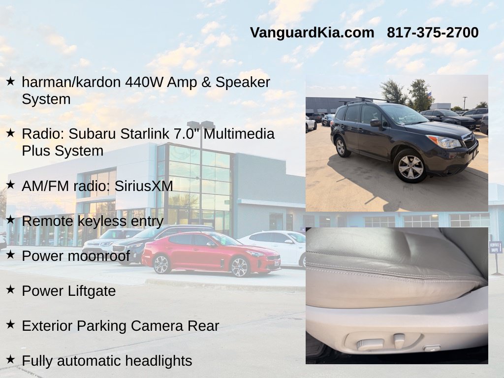 Used 2016 Subaru Forester 2.5i Limited w/ Popular Package #2 AWD/4WD image 6