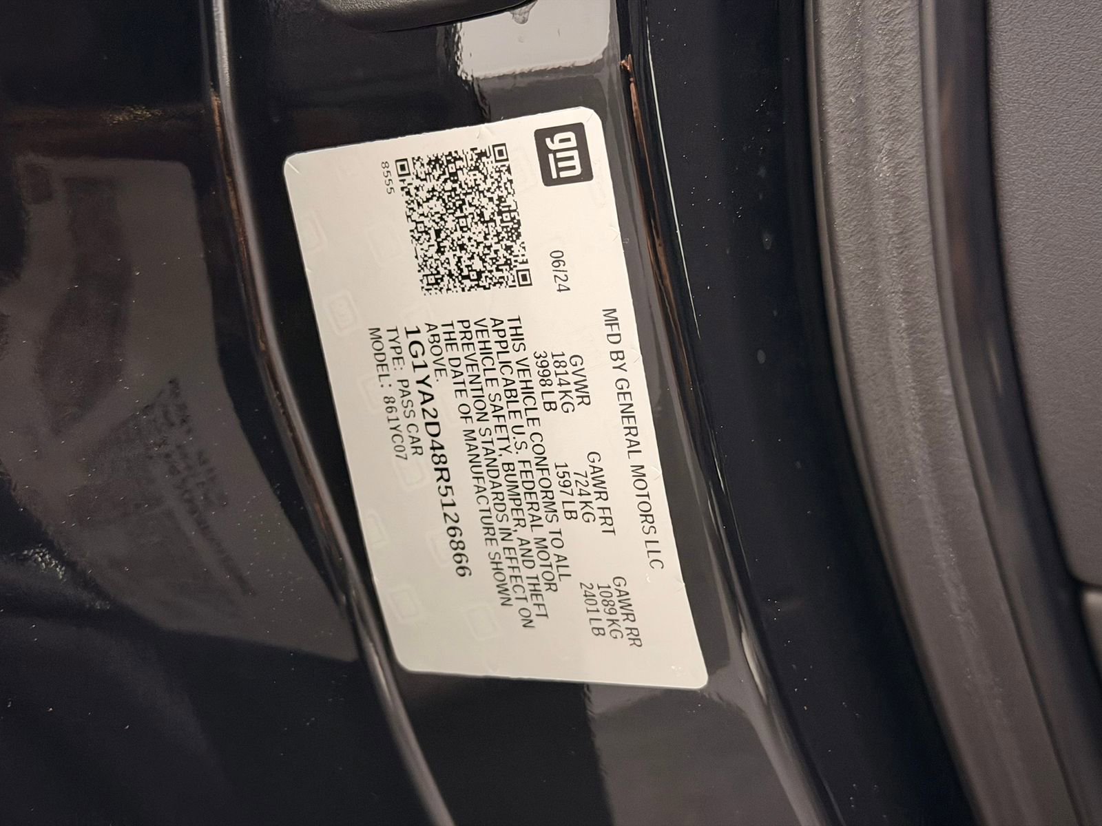 Used 2024 Chevrolet Corvette Stingray Coupe w/ Battery Protection Package RWD image 35