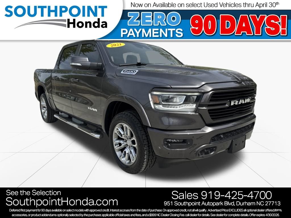 Used 2021 RAM 1500 Laramie w/ Sport Appearance Package