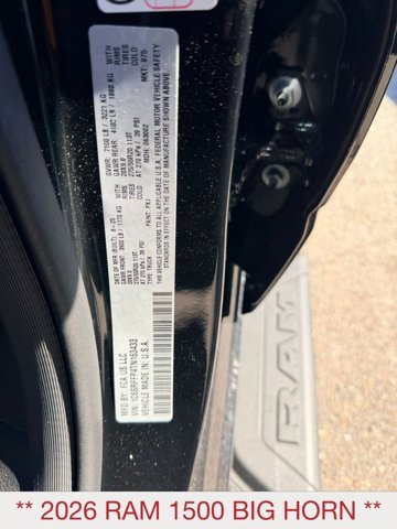 New 2026 RAM 1500 Big Horn image 24