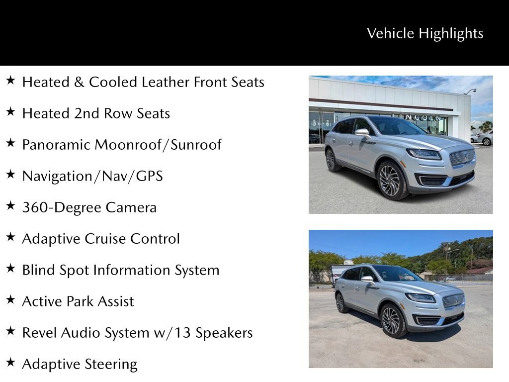 Used 2019 Lincoln Nautilus Reserve FWD image 33