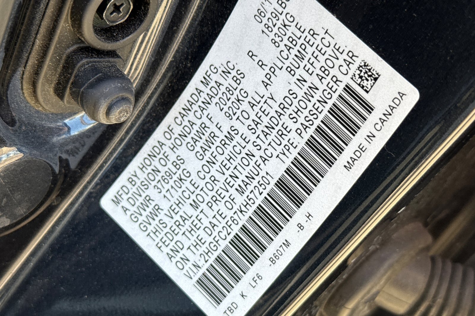 Certified 2019 Honda Civic LX image 26