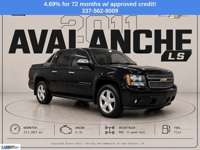 Used 2011 Chevrolet Avalanche LS w/ Texas Edition RWD image 1