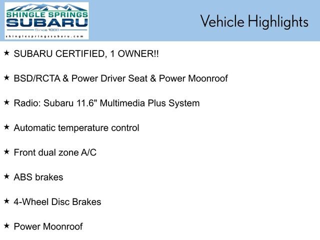 Certified 2025 Subaru Crosstrek 2.5i Sport AWD/4WD image 40