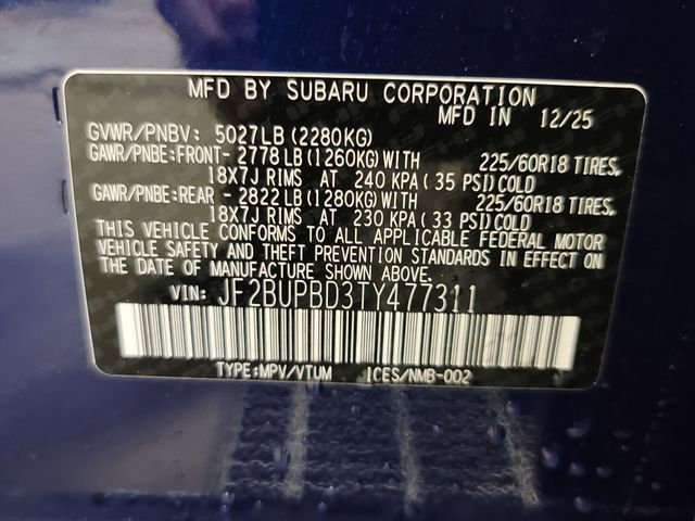 New 2026 Subaru Outback Premium image 31