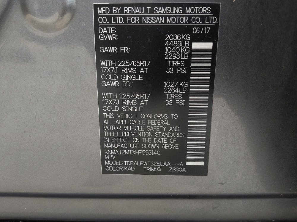 Used 2017 Nissan Rogue S w/ Appearance Package image 33