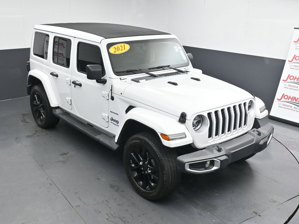 Used 2021 Jeep Wrangler Unlimited Sahara 4xe w/ Cold Weather Group image 24