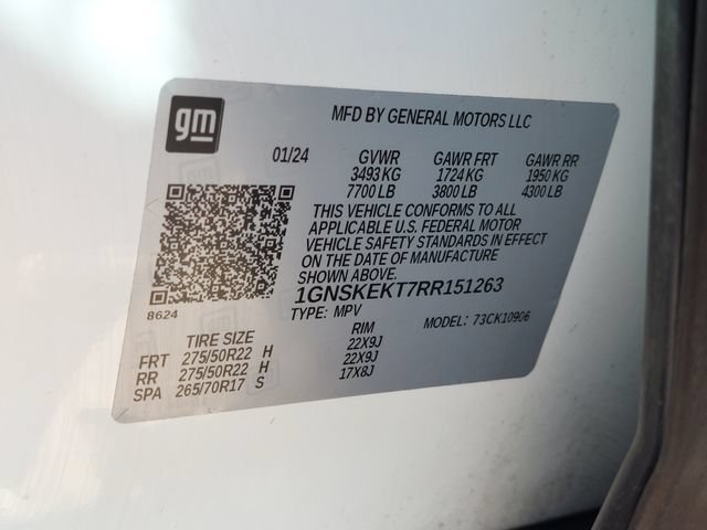 Used 2024 Chevrolet Suburban RST w/ Luxury Package AWD/4WD image 43