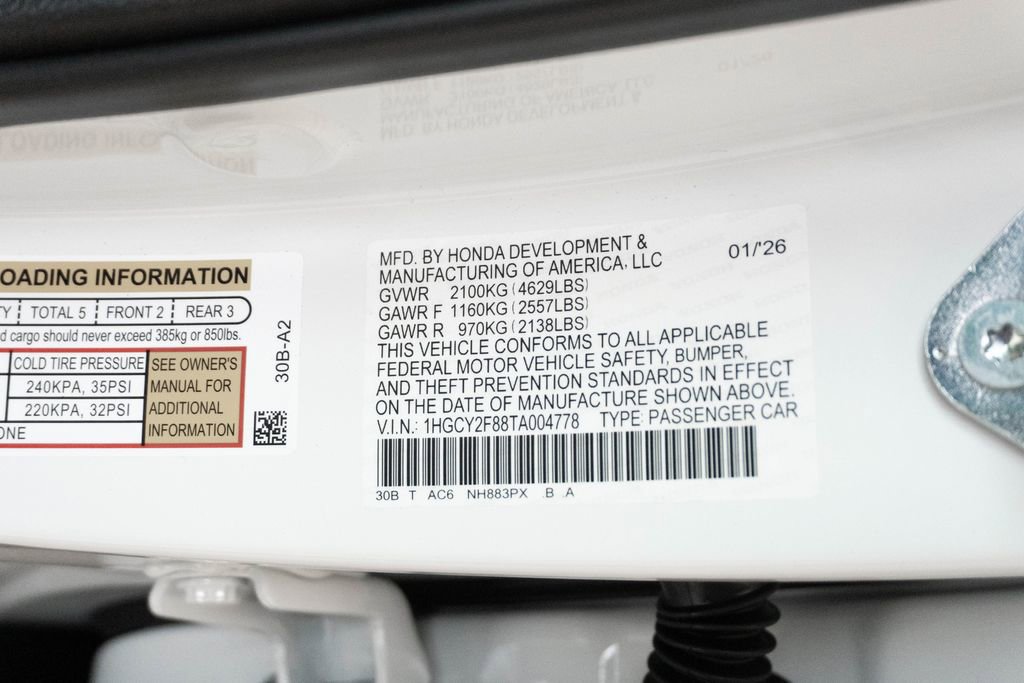 New 2026 Honda Accord Touring image 29