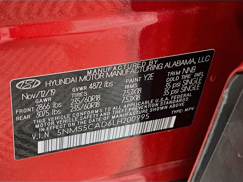 Used 2020 Hyundai Santa Fe Limited AWD/4WD image 29
