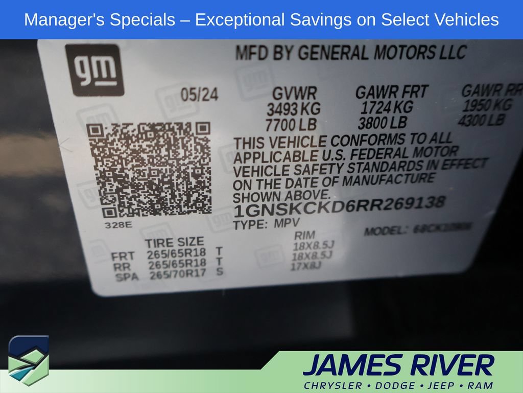 Used 2024 Chevrolet Suburban LT AWD/4WD image 42