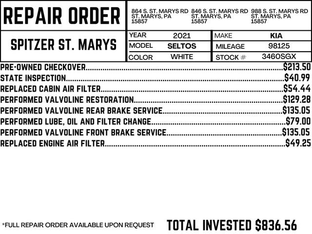 Used 2021 Kia Seltos S image 2