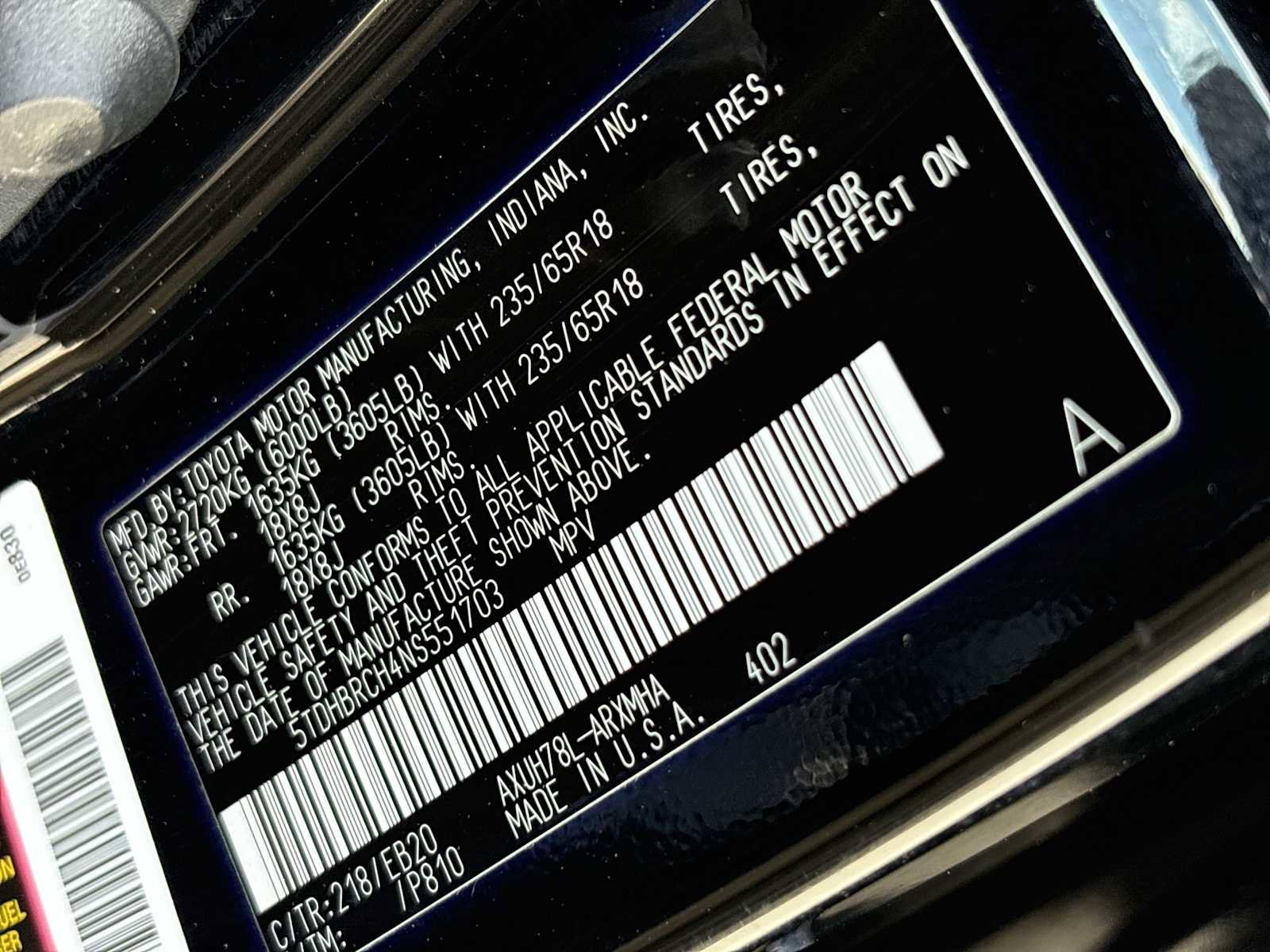 Used 2022 Toyota Highlander XLE AWD/4WD image 34