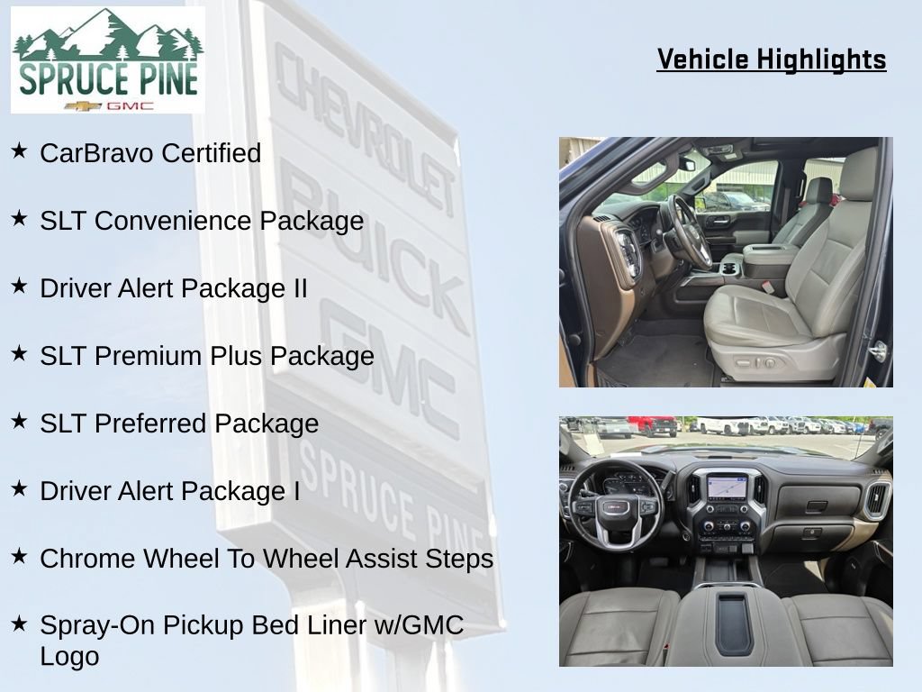 Used 2021 GMC Sierra 1500 SLT w/ SLT Premium Plus Package AWD/4WD image 9