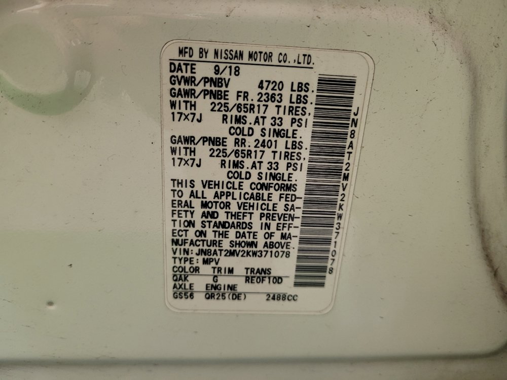 Used 2019 Nissan Rogue SV AWD/4WD image 33
