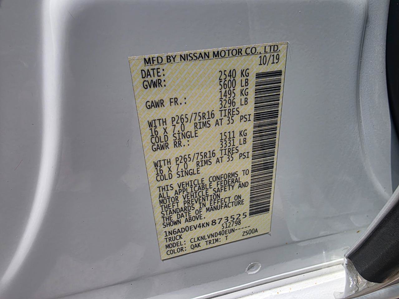 Used 2019 Nissan Frontier PRO-4X AWD/4WD image 30