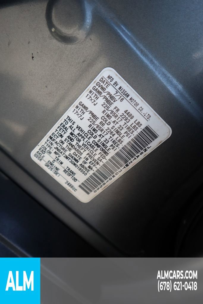 Used 2016 Nissan Rogue S w/ Appearance Package image 35