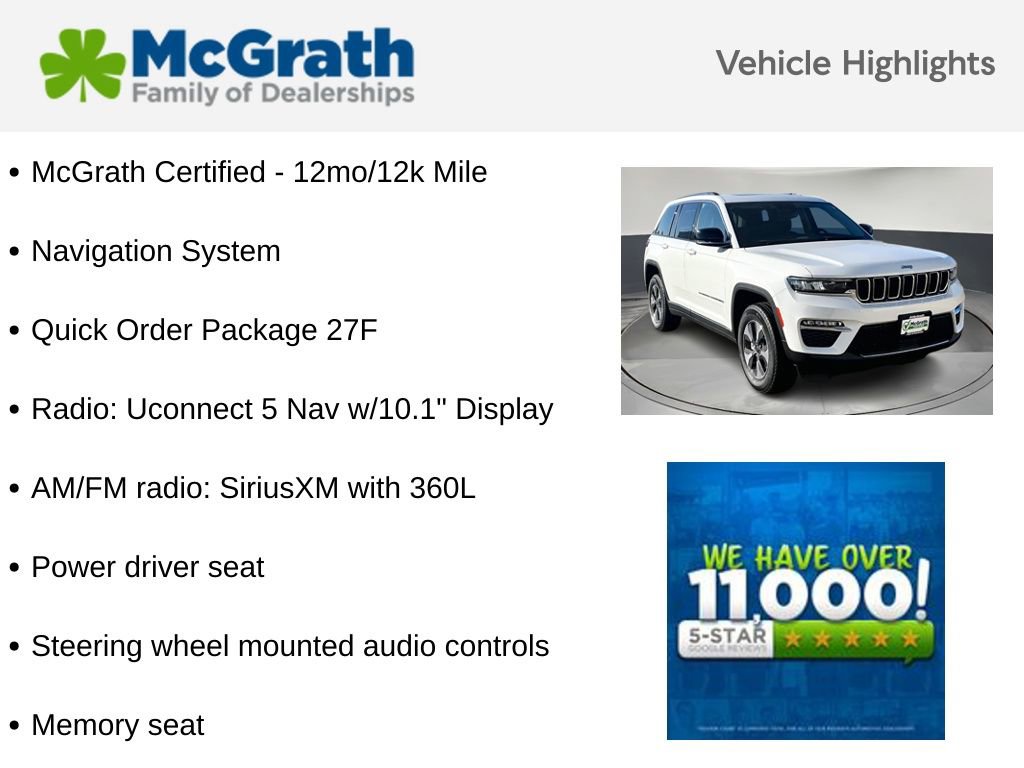 Used 2023 Jeep Grand Cherokee 4WD 4xe image 5