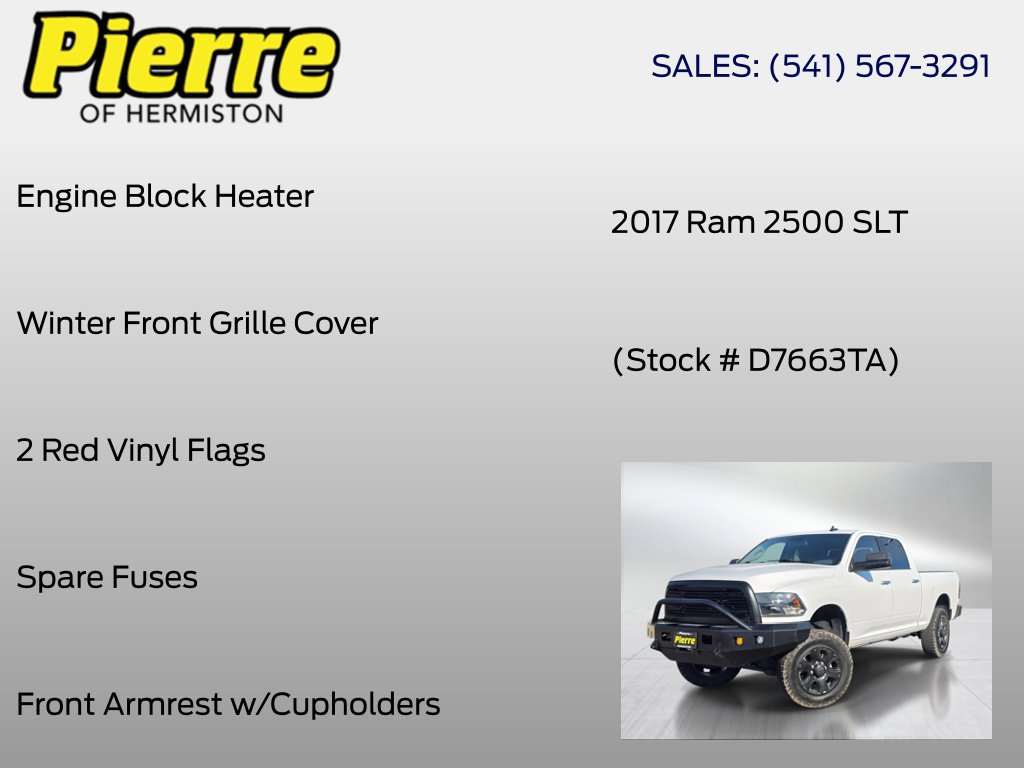 Used 2017 RAM 2500 SLT AWD/4WD image 18