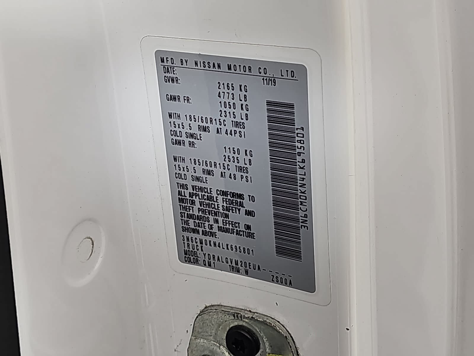 Used 2020 Nissan NV200 SV FWD image 28