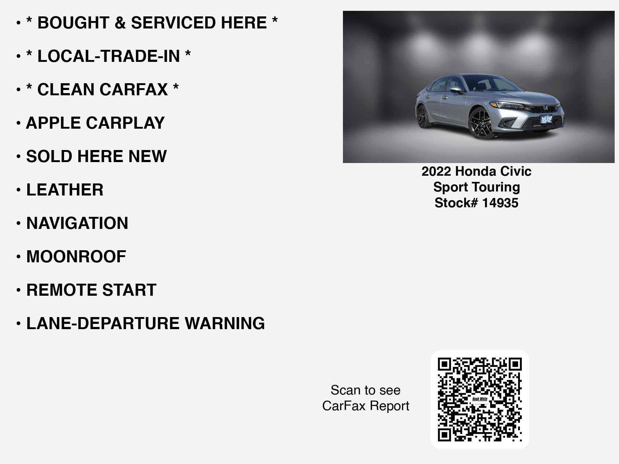 Used 2022 Honda Civic Sport Touring image 7