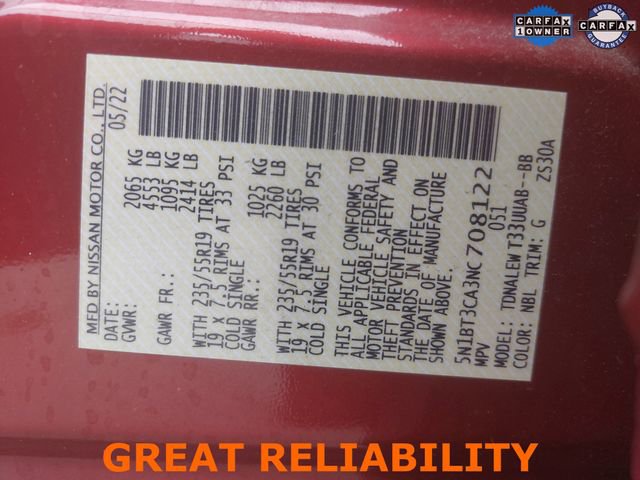 Used 2022 Nissan Rogue SL w/ SL Premium Package image 36