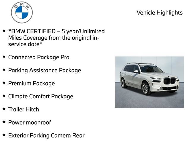 Used 2025 BMW X7 xDrive40i w/ Premium Package AWD/4WD image 10