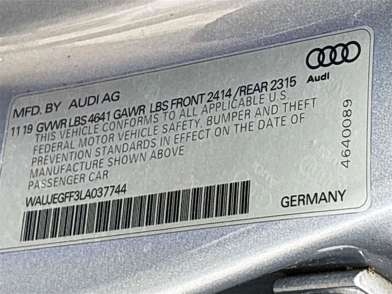 Used 2020 Audi A3 2.0T Premium Plus w/ Premium Plus Package AWD/4WD image 32