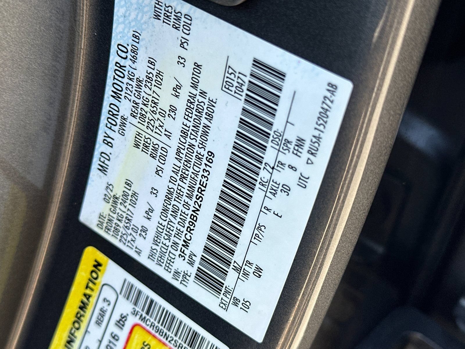 Used 2025 Ford Bronco Sport Big Bend AWD/4WD image 26