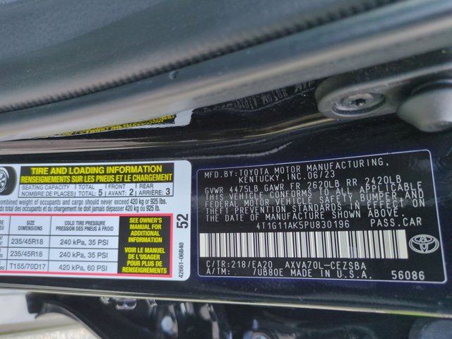 Certified 2023 Toyota Camry SE FWD image 23