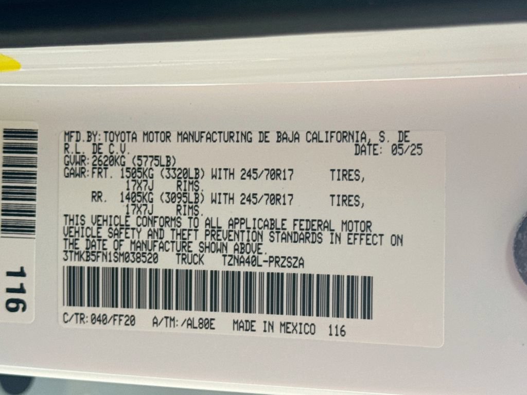 Used 2025 Toyota Tacoma SR5 RWD image 30