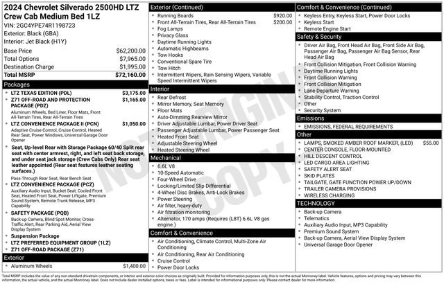 Used 2024 Chevrolet Silverado 2500 LTZ w/ LTZ Texas Edition image 29