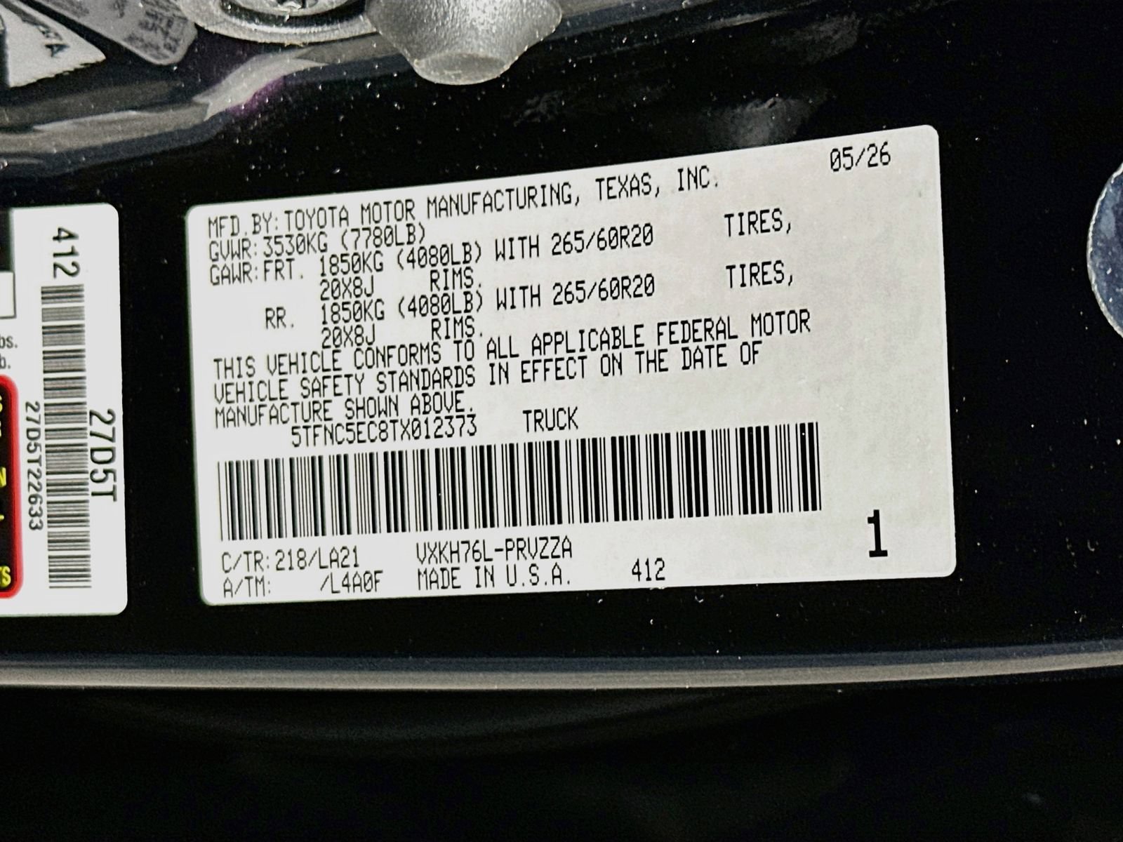 New 2026 Toyota Tundra Platinum AWD/4WD image 33