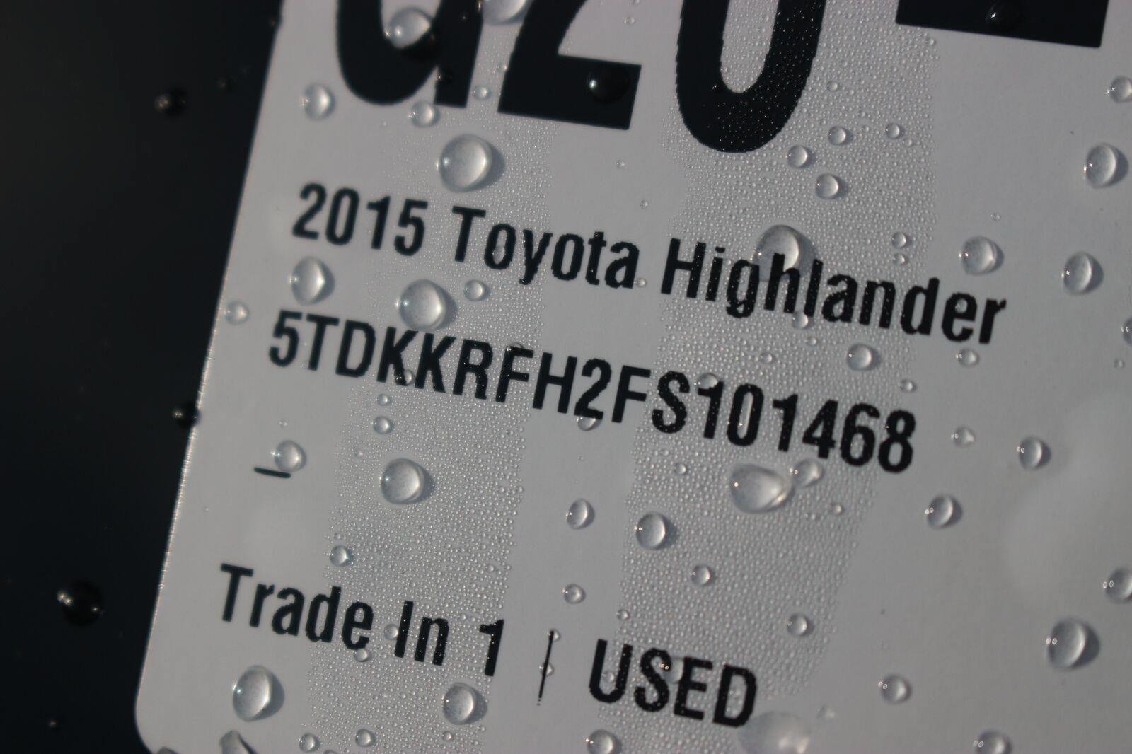 Used 2015 Toyota Highlander XLE FWD image 40