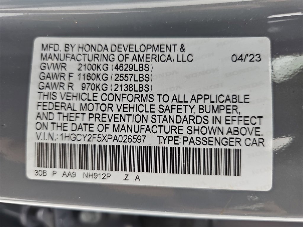 Certified 2023 Honda Accord Sport image 46