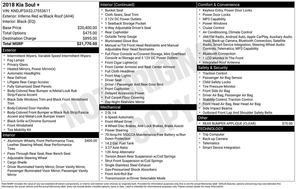 Used 2018 Kia Soul + FWD image 6