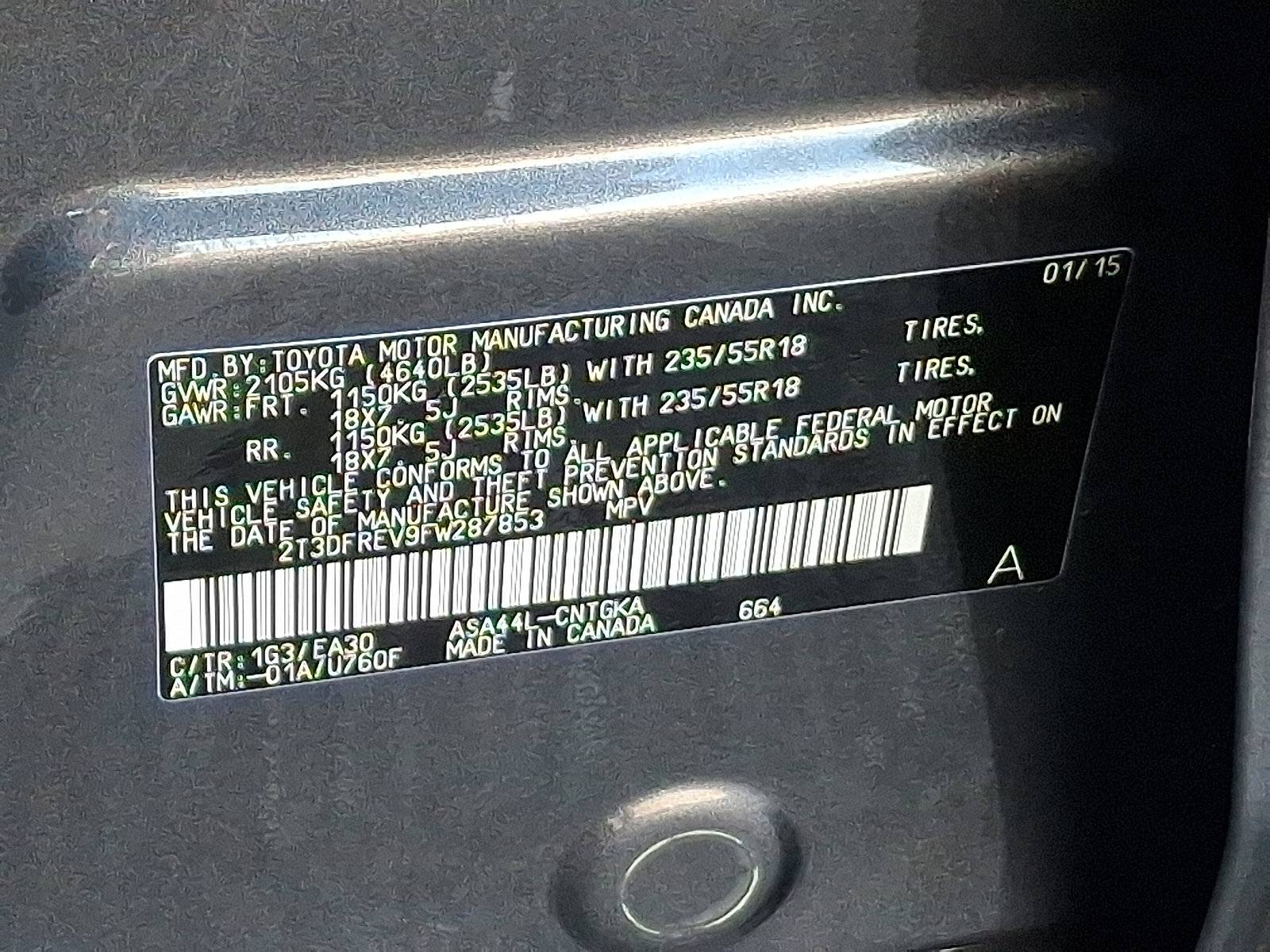 Used 2015 Toyota RAV4 Limited image 28