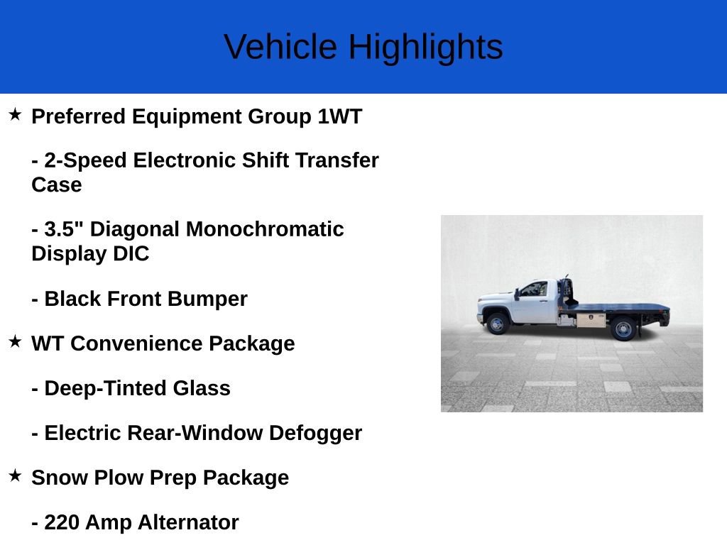 New 2025 Chevrolet Silverado 3500 W/T w/ WT Convenience Package image 3