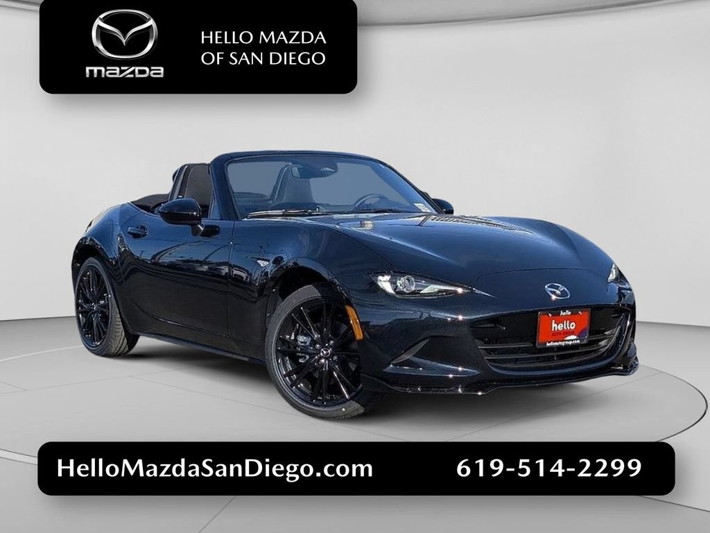 New 2026 MAZDA MX-5 Miata Club w/ Interior Package RWD image 1