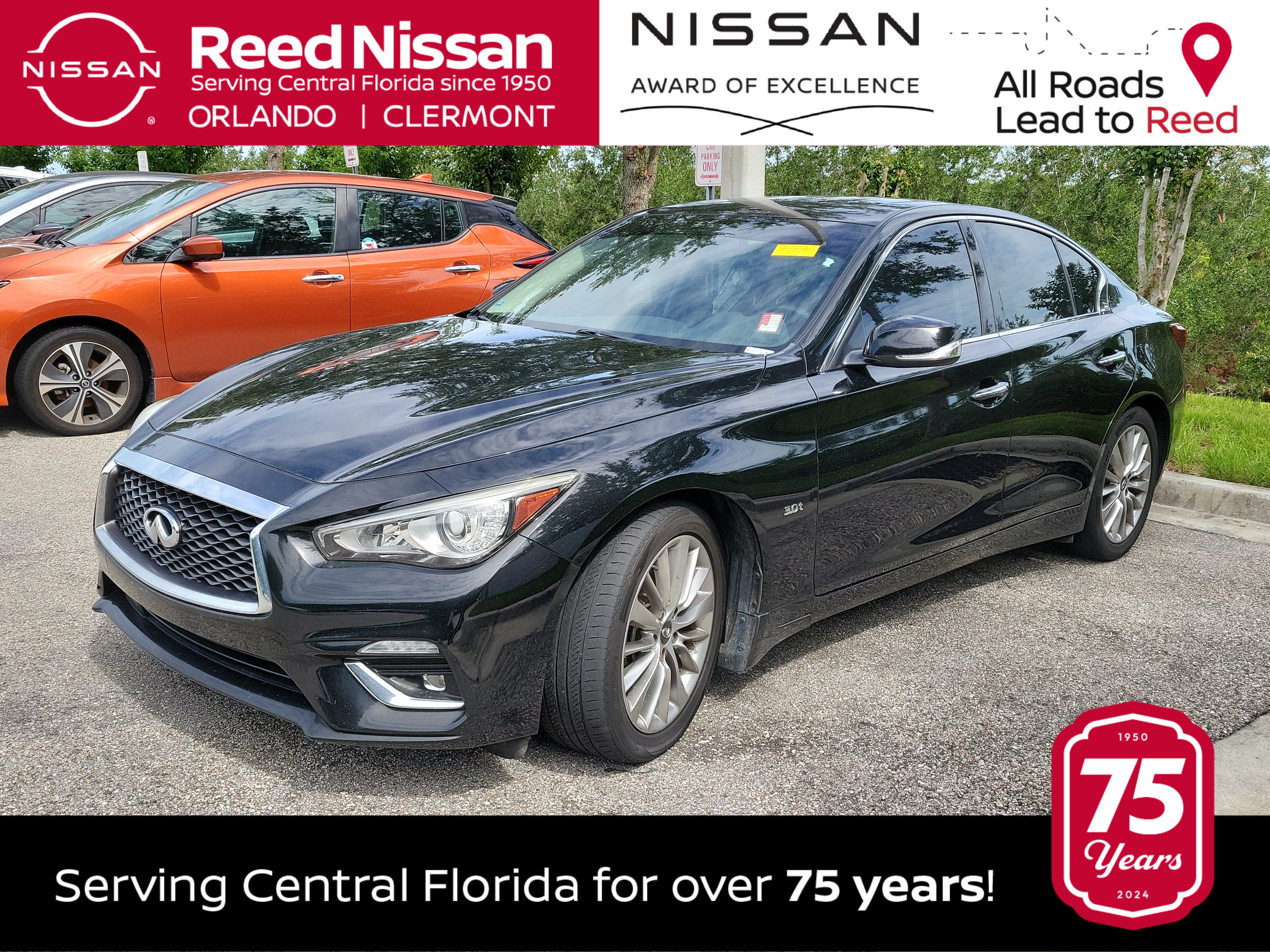 Used 2019 INFINITI Q50 Luxe w/ Cargo Package (L96)