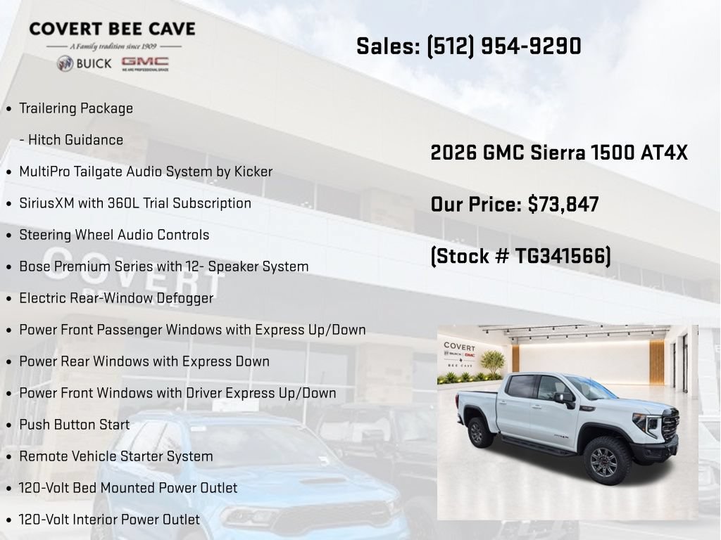 New 2026 GMC Sierra 1500 AT4X AWD/4WD image 31