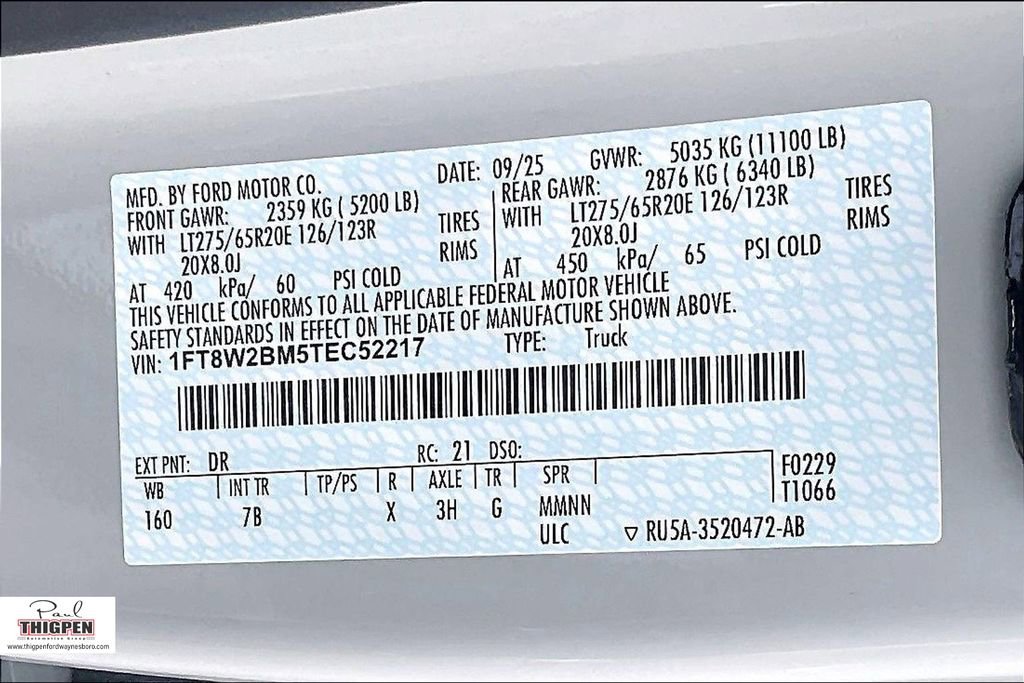 New 2026 Ford F250 Platinum AWD/4WD image 13