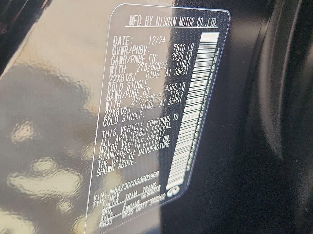 New 2025 INFINITI QX80 Autograph image 10