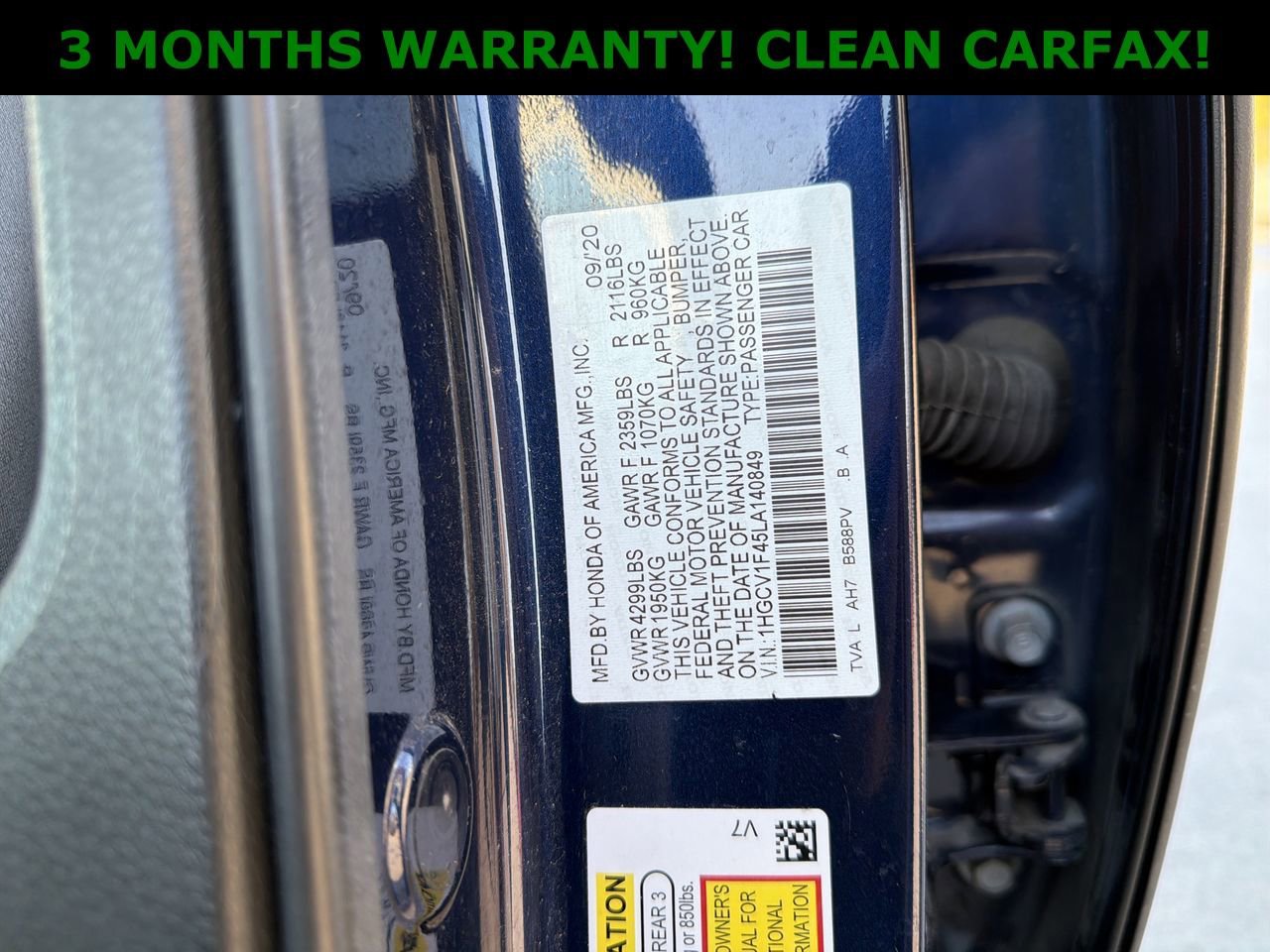 Used 2020 Honda Accord EX image 24