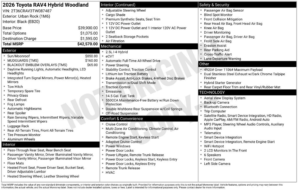 Used 2026 Toyota RAV4 AWD image 33