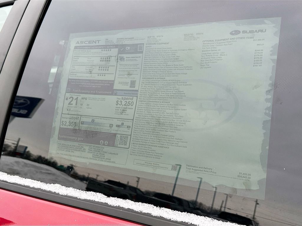 New 2026 Subaru Ascent Bronze Edition image 12